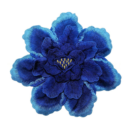 SUPERVALUECHOICE HCSEYB00120 Floral Embroidered Fabric Patches 7.84''×7.84''
