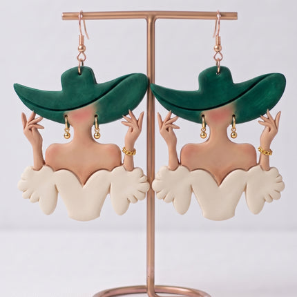 SUPERVALUECHOICE HCSEUB00006 DIY Paint Your Own Resin Earring Kit, 1 Pair with Gold Hooks