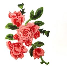 SUPERVALUECHOICE HCSEYB00083 Floral Embroidered Fabric Patches 6.29'' X 8.66''