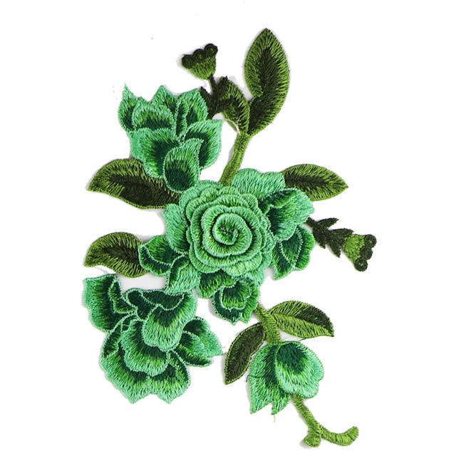 SUPERVALUECHOICE HCSEYB00083 Floral Embroidered Fabric Patches 6.29'' X 8.66''