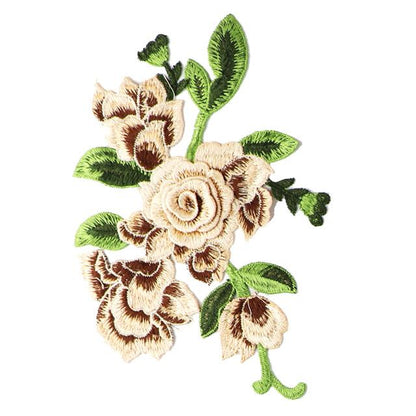 SUPERVALUECHOICE HCSEYB00083 Floral Embroidered Fabric Patches 6.29'' X 8.66''