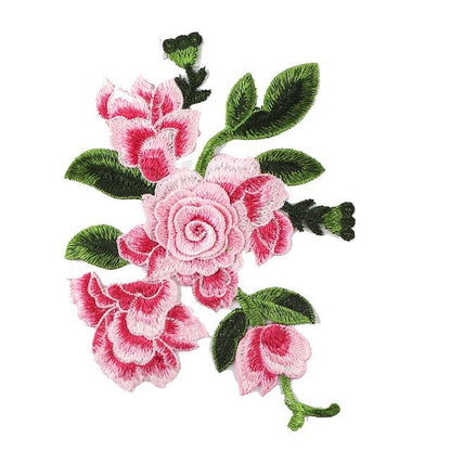 SUPERVALUECHOICE HCSEYB00083 Floral Embroidered Fabric Patches 6.29'' X 8.66''