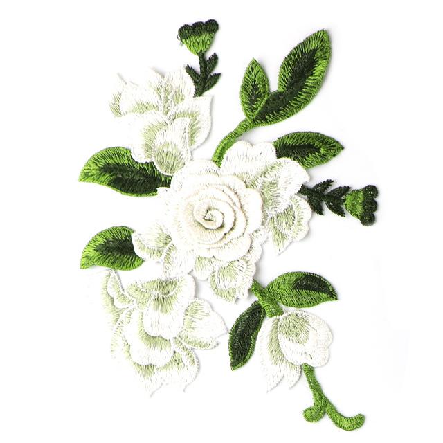 SUPERVALUECHOICE HCSEYB00083 Floral Embroidered Fabric Patches 6.29'' X 8.66''
