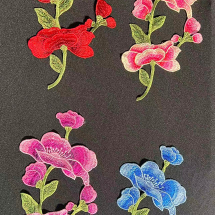 SUPERVALUECHOICE HCSEYB00059 Floral Embroidered Fabric Patches