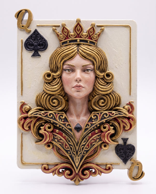 SUPERVALUECHOICE HCSEUA00166 Z-DIY Paintable 3D Resin Face Figurine | Blank Unpainted Craft for Custom Coloring & Decor