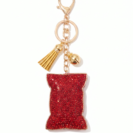 SUPERVALUECHOICE HCSESA00040 Crystal potato chip keychain & brooch