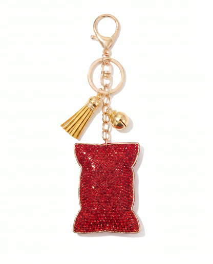 SUPERVALUECHOICE HCSESA00040 Crystal potato chip keychain & brooch