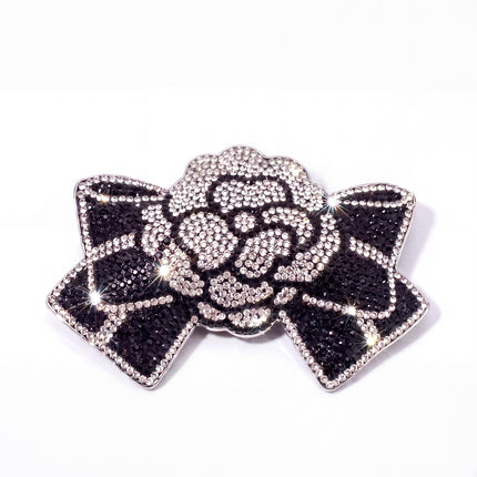 SUPERVALUECHOICE HCSESA00025 Crystal Camellia Bow Keychain & Brooch
