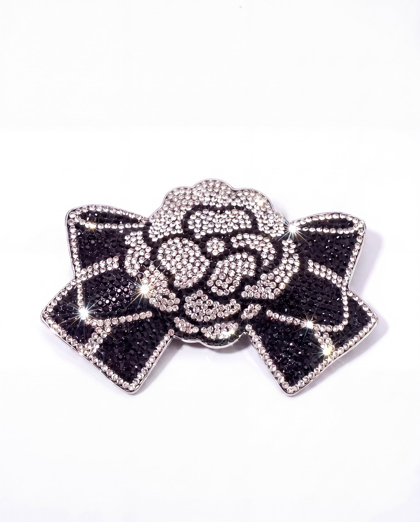 SUPERVALUECHOICE HCSESA00025 Crystal Camellia Bow Keychain & Brooch