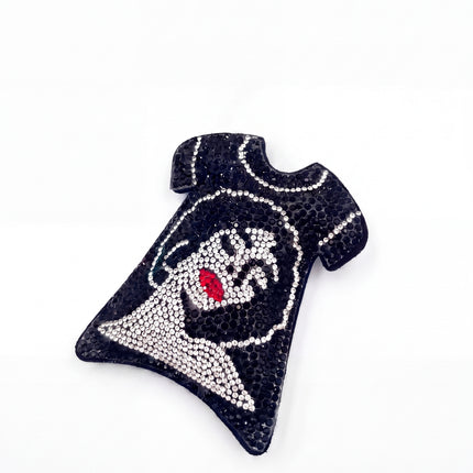 SUPERVALUECHOICE HCSESA00026 Rhinestone Cartoon Face Keychain & Brooch