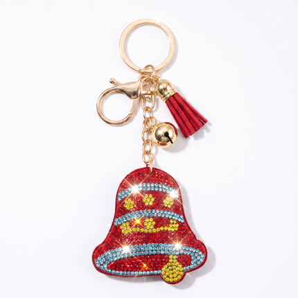 SUPERVALUECHOICE HCSESA00043 Crystal Christmas Series Keychain & Brooch