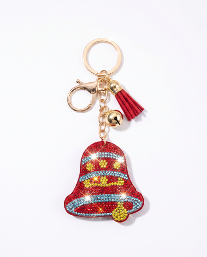 SUPERVALUECHOICE HCSESA00043 Crystal Christmas Series Keychain & Brooch