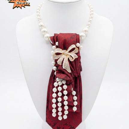 SUPERVALUECHOICE HCSEZA00006 Red Pearl Tie