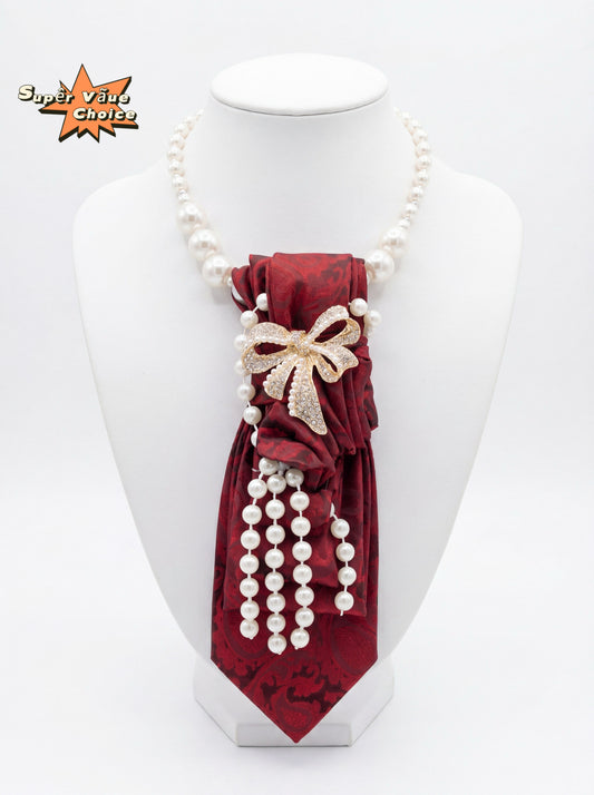 SUPERVALUECHOICE HCSEZA00006 Red Pearl Tie