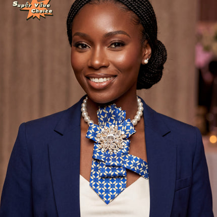SUPERVALUECHOICE HCSEZA00009 Blue Petal Tie