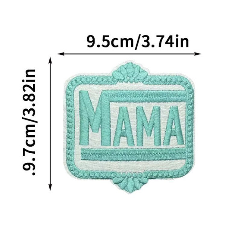 SUPERVALUECHOICE HCSEYSB00112 15Pcs Western Country Slogan Embroidered Iron On Patches Casual Garment DIY Decor Appliques