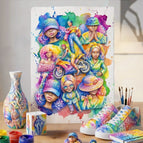 Custom design with specific colors