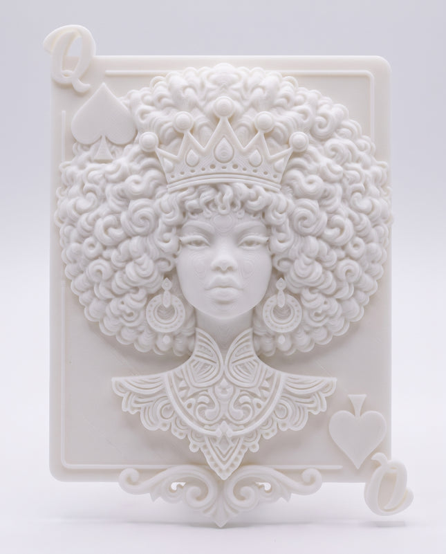 SUPERVALUECHOICE HCSEUA00171 Z-DIY Paintable 3D Resin Face Figurine | Blank Unpainted Craft for Custom Coloring & Decor