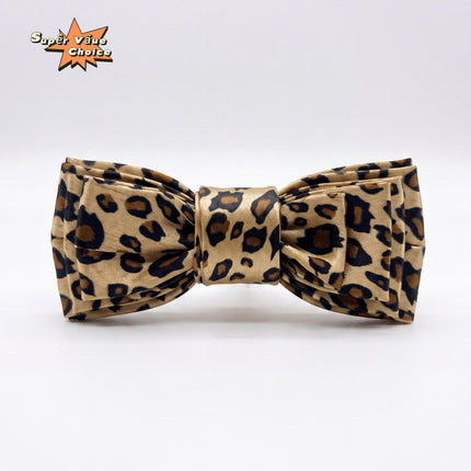 SUPERVALUECHOICE HCSEZA00027 Leopard-print bow tie