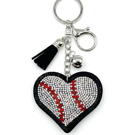 SUPERVALUECHOICE HCSESA00050 Multi-Style Crystal Heart Keychain&Brooch