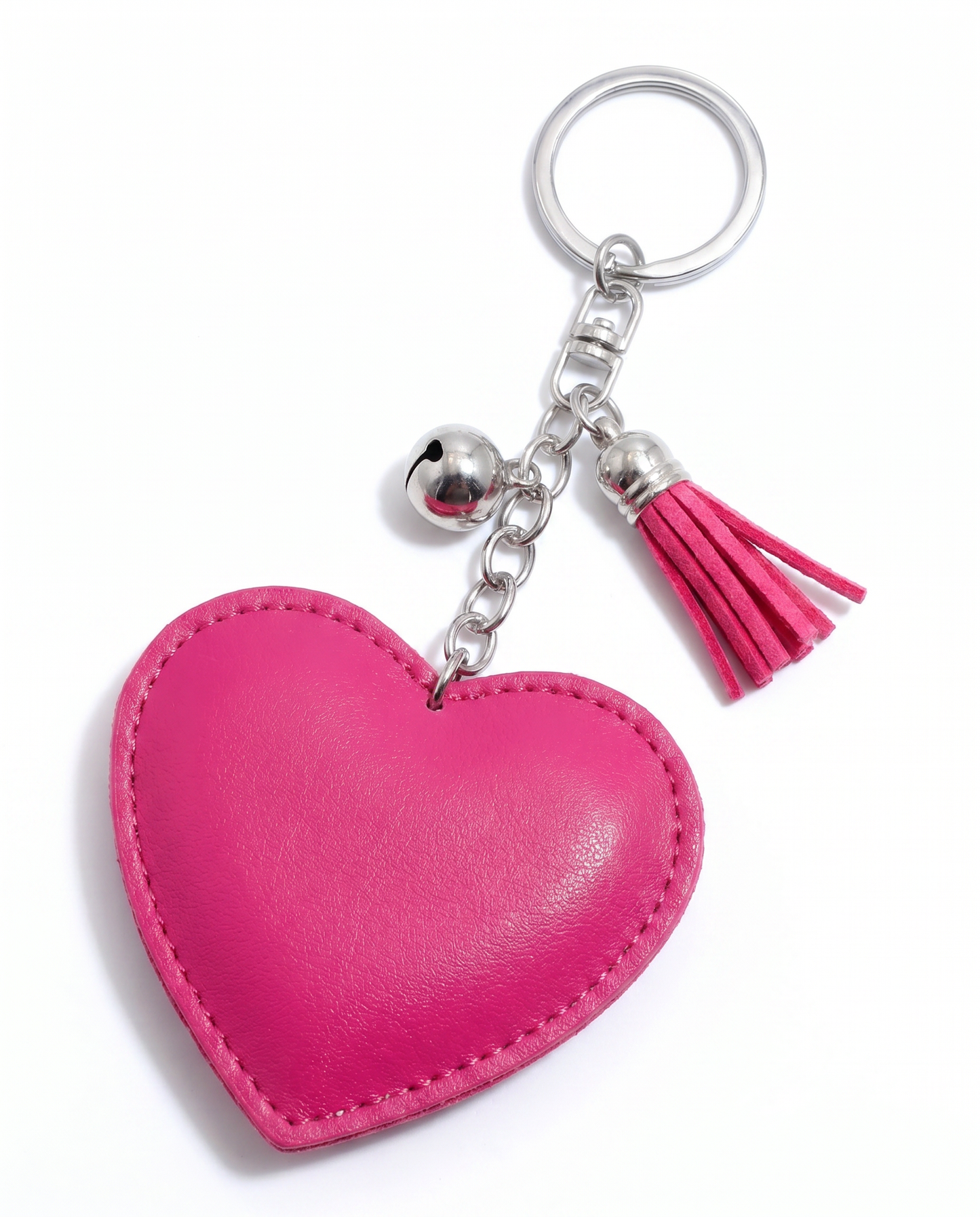 SUPERVALUECHOICE HCSESA00029 Crystal Heart Keychain and Brooch