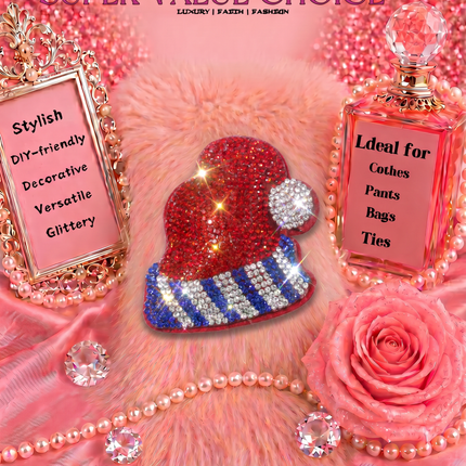 SUPERVALUECHOICE HCSESA00043 Crystal Christmas Series Keychain & Brooch