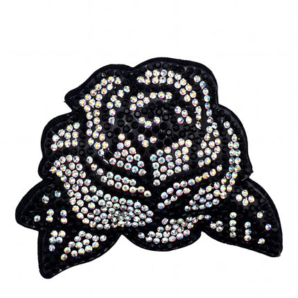 SUPERVALUECHOICE HCSESA00038 Sparkly Rhinestone Rose Keychain & Brooch