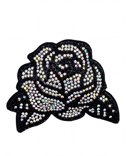 SUPERVALUECHOICE HCSESA00038 Sparkly Rhinestone Rose Keychain & Brooch