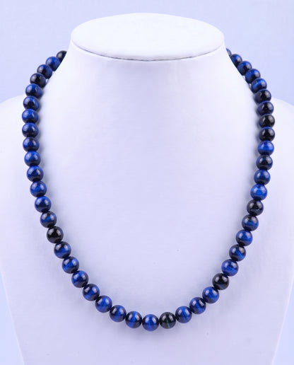 SUPERVALUECHOICE HCSEN00003 0.31 Inch Round Cat Eye Bead Single Strand Necklace 16 Inch With 6 Inch Extender 15 Colors Collarbone Beaded Chain Jewelry For Women
