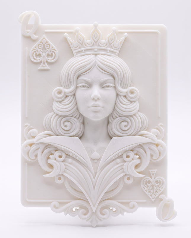 SUPERVALUECHOICE HCSEUA00166 Z-DIY Paintable 3D Resin Face Figurine | Blank Unpainted Craft for Custom Coloring & Decor