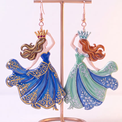 SUPERVALUECHOICE HCSEUB00013 DIY Paint Your Own Resin Earring Kit, 1 Pair with Gold Hooks
