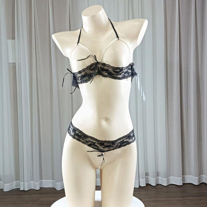 SVCL000108 Underwear, sexy lace, pearl, bikini underwear, pajamas