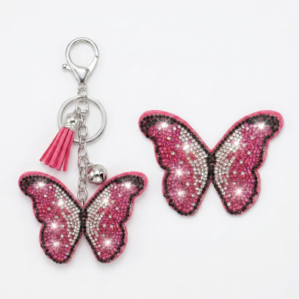 SUPERVALUECHOICE HCSESA00047 Bling Butterfly Brooch Pin & Keyring
