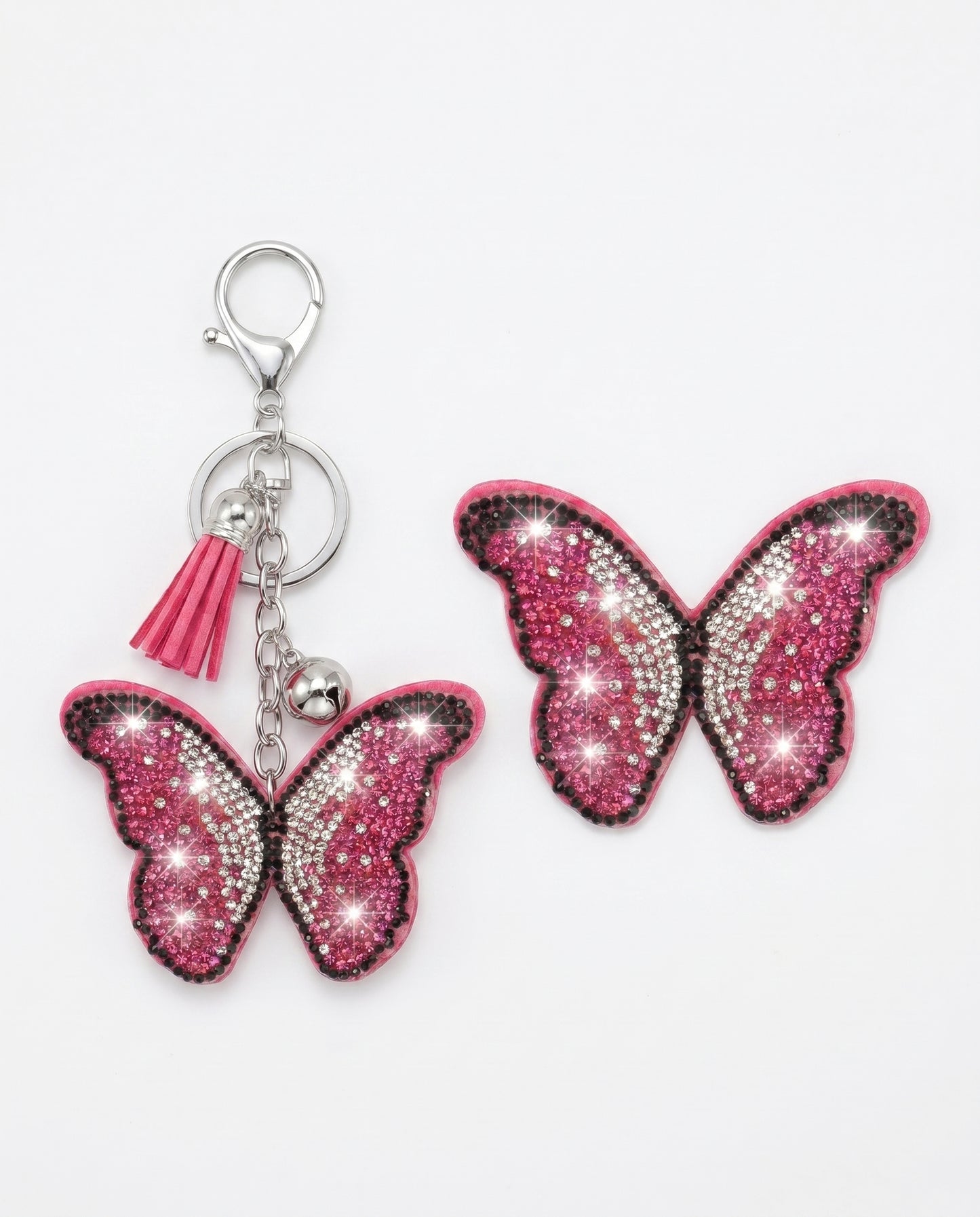 SUPERVALUECHOICE HCSESA00047 Bling Butterfly Brooch Pin & Keyring