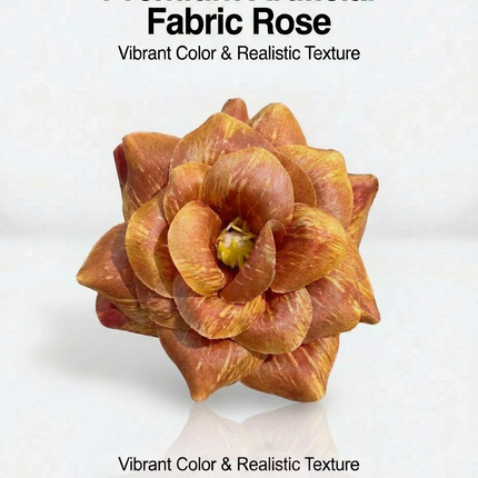 SUPERVALUECHOICE HCSERA00001 Premium Fabric Artificial Rose Flower , DIY Craft Rose Patches for Brooch Making, Clothing, Hat & Hair Accessory Decoration