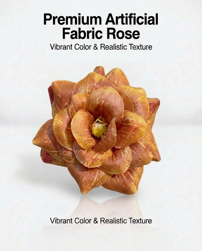 SUPERVALUECHOICE HCSERA00001 Premium Fabric Artificial Rose Flower , DIY Craft Rose Patches for Brooch Making, Clothing, Hat & Hair Accessory Decoration