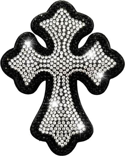 SUPERVALUECHOICE HCSESA00024 Rhinestone Cross Keychain & Brooch