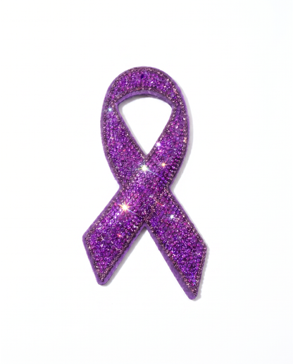 SUPERVALUECHOICE HCSESA00048 Sparkly Rhinestone Ribbon Keychain Brooch