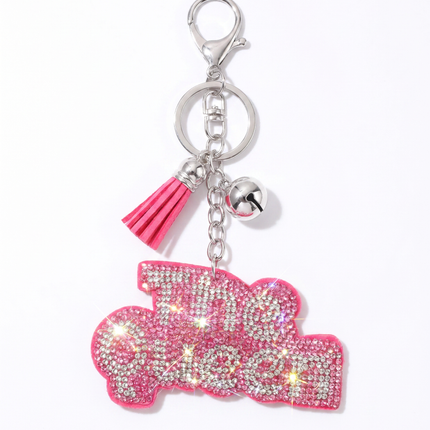 SUPERVALUECHOICE HCSESA00045 Sparkly Rhinestone The Queen Keychain&Brooch