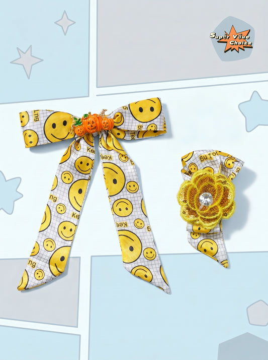 SUPERVALUECHOICE HCSESA00001 Smiley Face Bow Brooch