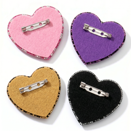 SUPERVALUECHOICE HCSESA00044 Sparkly Rhinestone Heart Bow Keychain Brooch