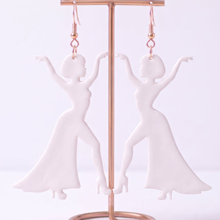 SUPERVALUECHOICE HCSEUB00007 DIY Paint Your Own Resin Earring Kit, 1 Pair with Gold Hooks