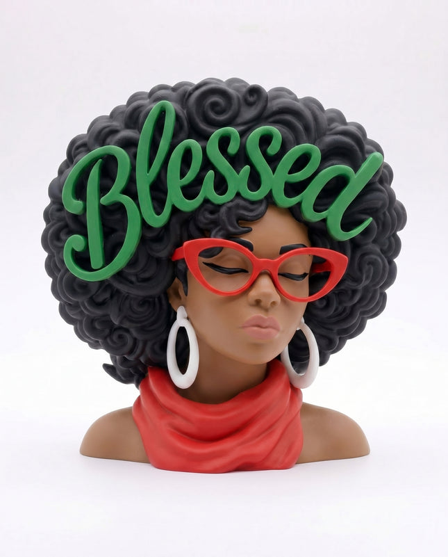 SUPERVALUECHOICE HCSEUA00042  Z-Customizable DIY Retro Scarf Female Sculpture Blank Paintable Accessory Base for Keychains Brooches