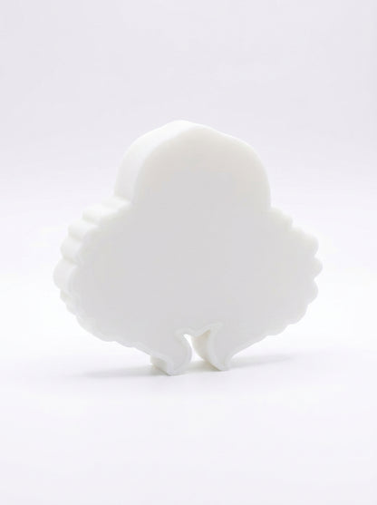 SUPERVALUECHOICE HCSEUA00014 Y-Paint Your Own Wavy Border Queen Baseball Cap Woman Resin Mold Blank, DIY Accessory Blanks to Make Brooch Keychain Charms2.3" × 2" × 0.5"