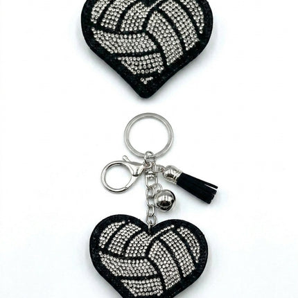 SUPERVALUECHOICE HCSESA00050 Multi-Style Crystal Heart Keychain&Brooch