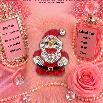 SUPERVALUECHOICE HCSESA00043 Crystal Christmas Series Keychain & Brooch