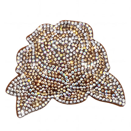SUPERVALUECHOICE HCSESA00038 Sparkly Rhinestone Rose Keychain & Brooch