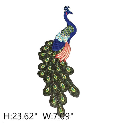 SUPERVALUECHOICE HCSEYB00126 Peacock Embroidery Patches