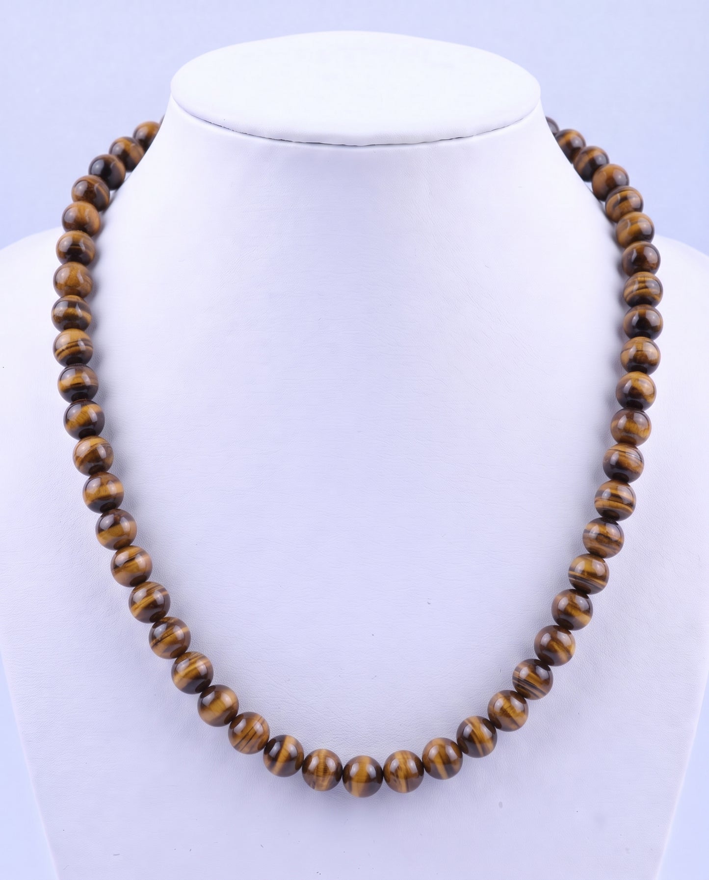 SUPERVALUECHOICE HCSEN00003 0.31 Inch Round Cat Eye Bead Single Strand Necklace 16 Inch With 6 Inch Extender 15 Colors Collarbone Beaded Chain Jewelry For Women