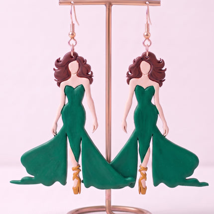 SUPERVALUECHOICE HCSEUB00008 DIY Paint Your Own Resin Earring Kit, 1 Pair with Gold Hooks